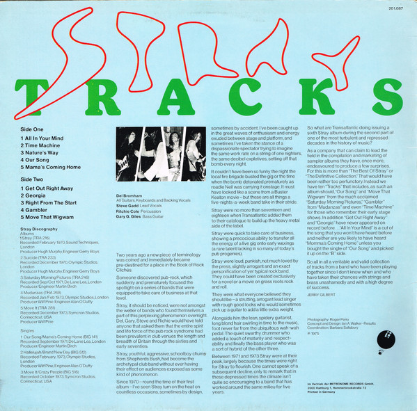 Stray (6) - Tracks (LP, Comp)