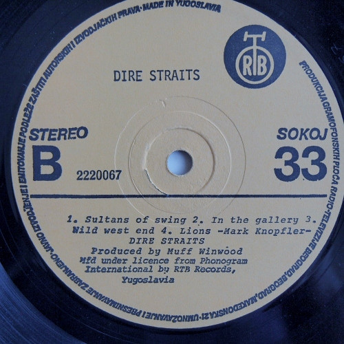 Dire Straits - Dire Straits (LP, Album, RE)
