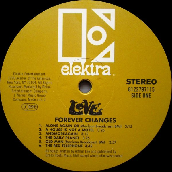 Love - Forever Changes (LP, Album, RE, 180)