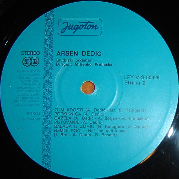 Arsen Dedić - Arsen 2. (LP, RE)