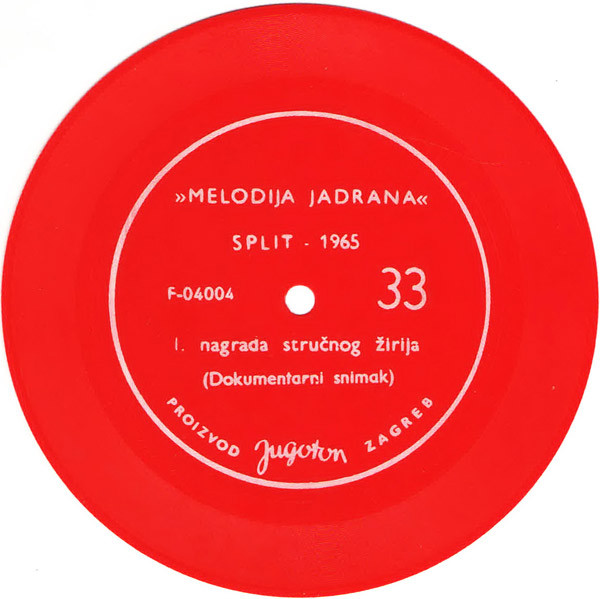 Arsen Dedić - Posjetiocima Melodije Jadrana Split 65 (Flexi, 6