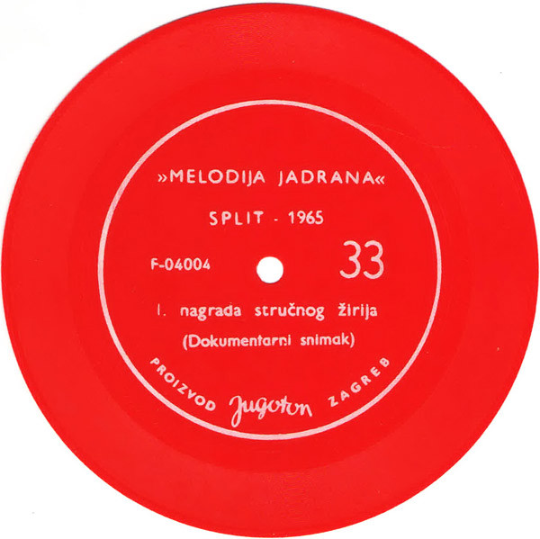 Arsen Dedić - Posjetiocima Melodije Jadrana Split 65 (Flexi, 6