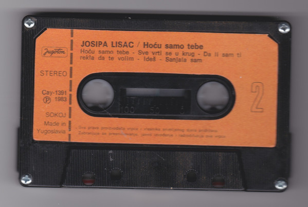 Josipa Lisac - Hoću Samo Tebe (Cass, Album)