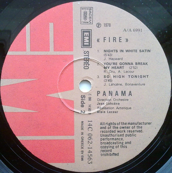 Panama (4) - Fire! (LP, Album)