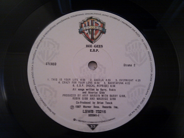 Bee Gees - E.S.P. (LP, Album)