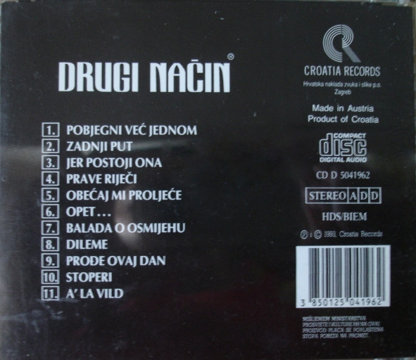 Drugi Način - Drugi Način (CD)