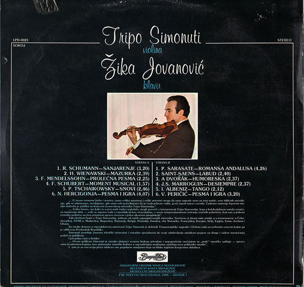 Tripo Simonuti - Tripo Simonuti (LP, Album)