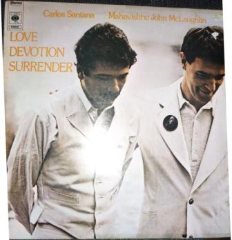 Carlos Santana & Mahavishnu John McLaughlin* - Love Devotion Surrender (LP, Album)