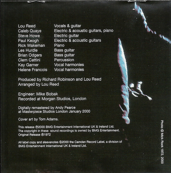 Lou Reed - Lou Reed (CD, Album, RE, RM)
