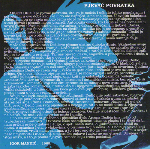 Arsen Dedić - Čovjek Kao Ja (CD, Album, RM)
