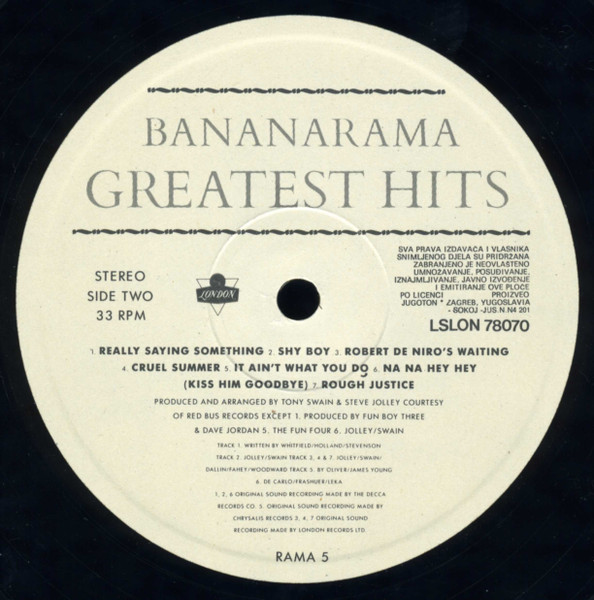 Bananarama - The Greatest Hits Collection (LP, Comp)