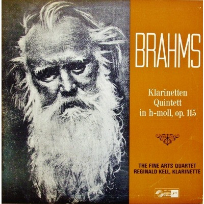 Brahms* - The Fine Arts Quartet & Reginald Kell - Klarinetten Quintett In H-Moll, Op. 115 (LP, Album)