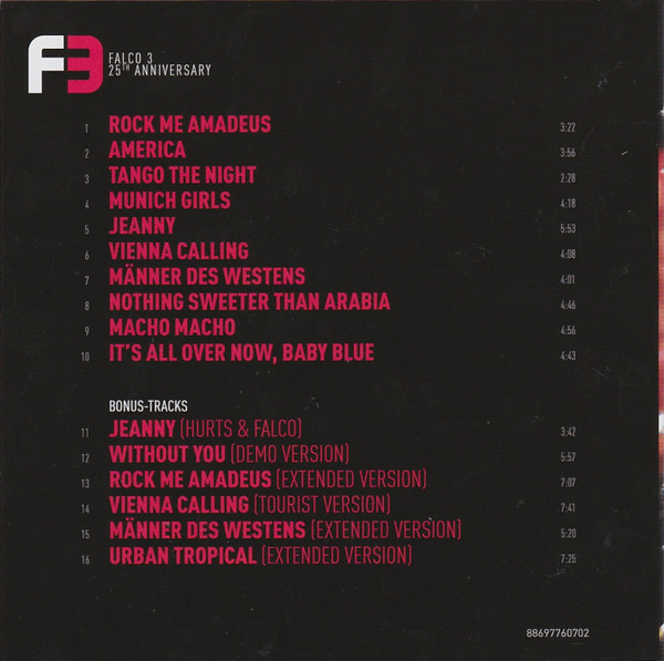 Falco - Falco 3 (CD, Album, RE, RM, 25t)