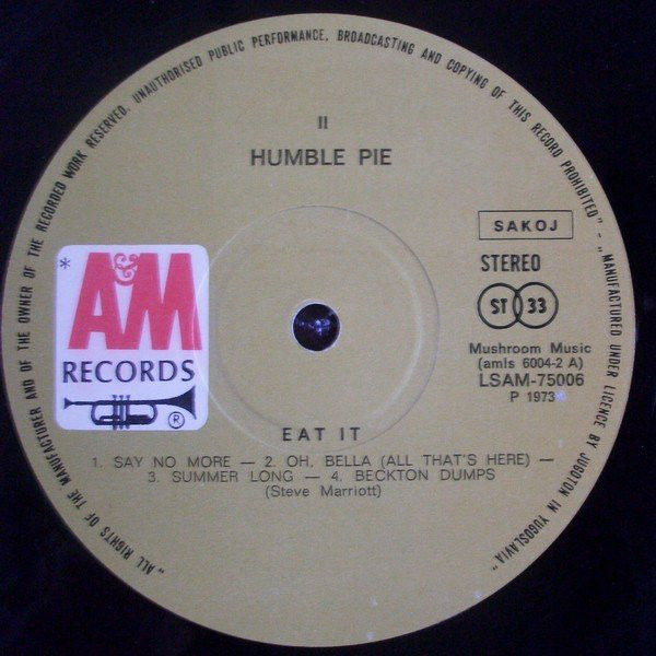 Humble Pie - Eat It (2xLP, Album, Gat)