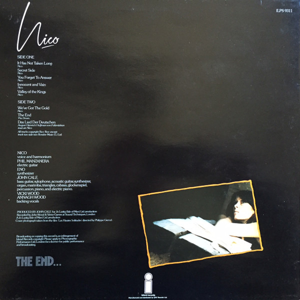 Nico (3) - The End... (LP, Album, RE, RP)