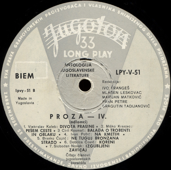 Various - Proza (III-IV) (LP, Album)