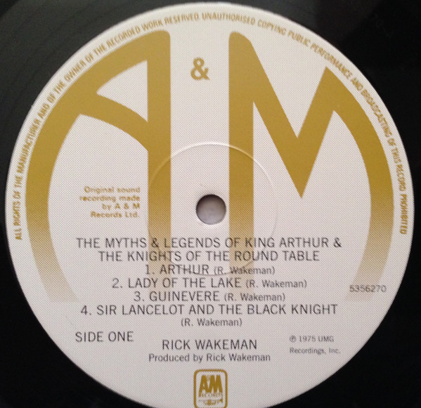 Rick Wakeman - The Myths And Legends Of King Arthur And The Knights Of The Round Table (LP, Album, RE, 180)
