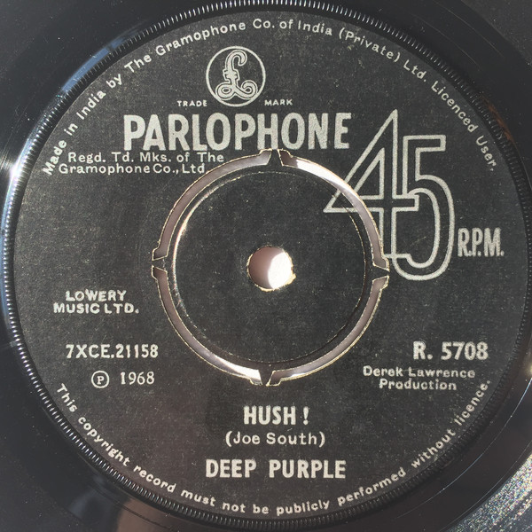 Deep Purple - Hush / One More Rainy Day (7