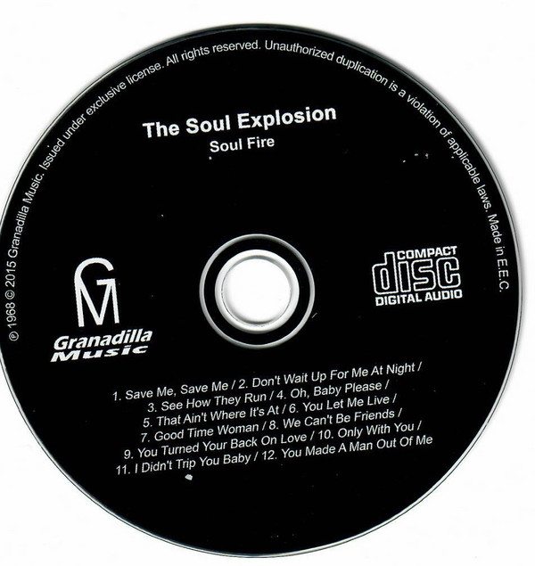 The Soul Explosion - Soul Fire (CD, Album, RE)