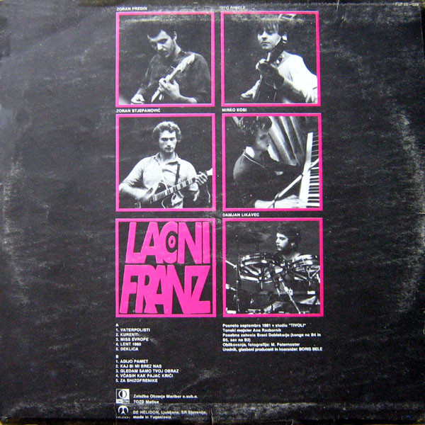 Lačni Franz - Adijo Pamet (LP, Album)