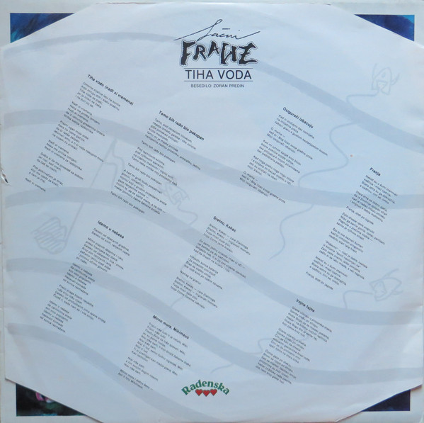 Lačni Franz - Tiha Voda (LP, Album)
