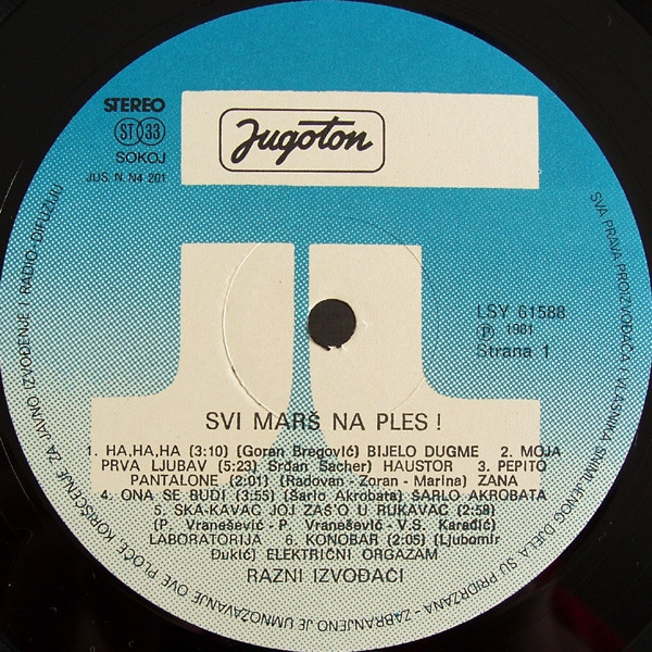 Various Svi Mar Na Ples  LP Comp Woodstock Shop 