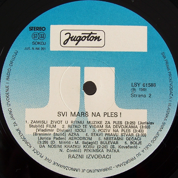 Various Svi Mar Na Ples  LP Comp Woodstock Shop 