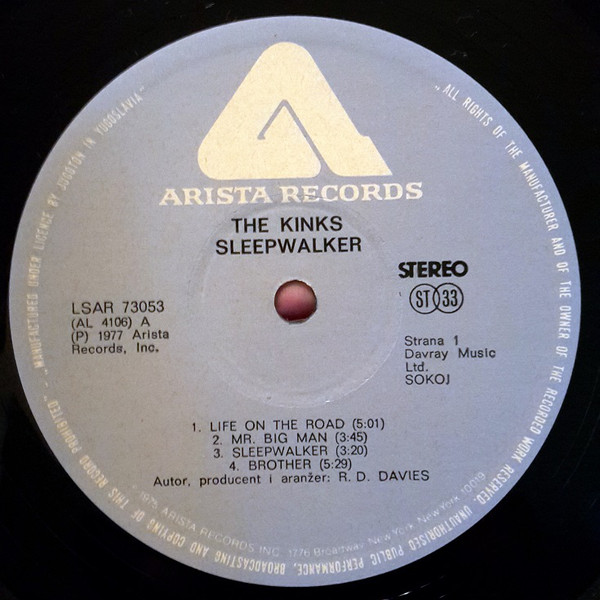 The Kinks - Sleepwalker (LP, Album)