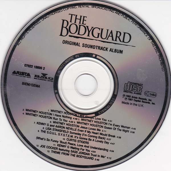 Various - The Bodyguard (Original Soundtrack Album) (CD, Album)