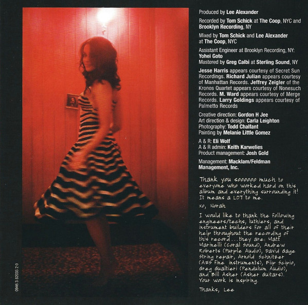 Norah Jones - Not Too Late (CD, Album)