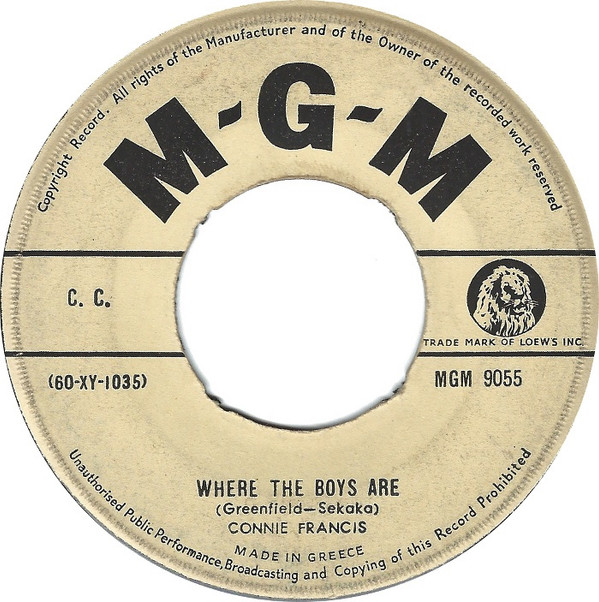 Connie Francis - Where The Boys Are (7