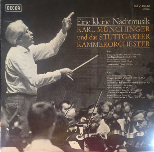 Karl Münchinger Mit Dem Stuttgarter Kammerorchester - Eine Kleine Nachtmusik (LP, Gat)