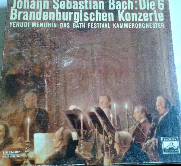 J.S. Bach*, Menuhin*, Bath Festival Kammerorchester* - Die 6 Brandenburgischen Konzerte  (2xLP, Mono, Box)