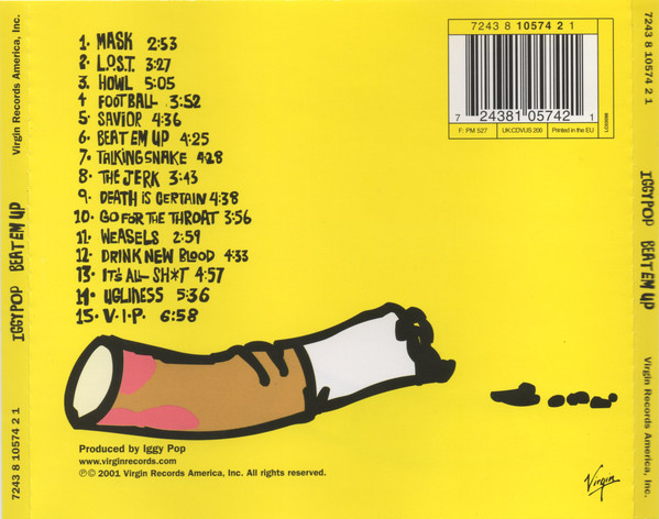Iggy Pop - Beat Em Up (CD, Album)